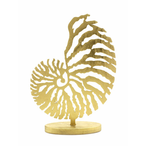 Декор для дома настольный для украшения интерьера Nautilus из дерева от мастерской FrogDog