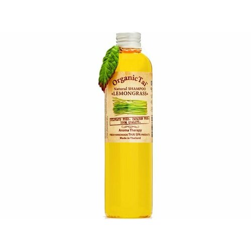Натуральный шампунь для волос Organic Tai LEMONGRASS массажное масло балансирующее organic tai lemongrass