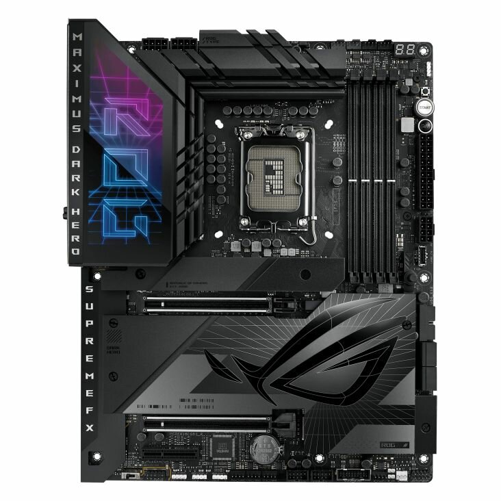 Материнская плата Asus ROG MAXIMUS Z790 DARK HERO Soc-1700 Intel Z790 4xDDR5 ATX AC`97 8ch(7.1) 2.5Gg RAID+HDMI