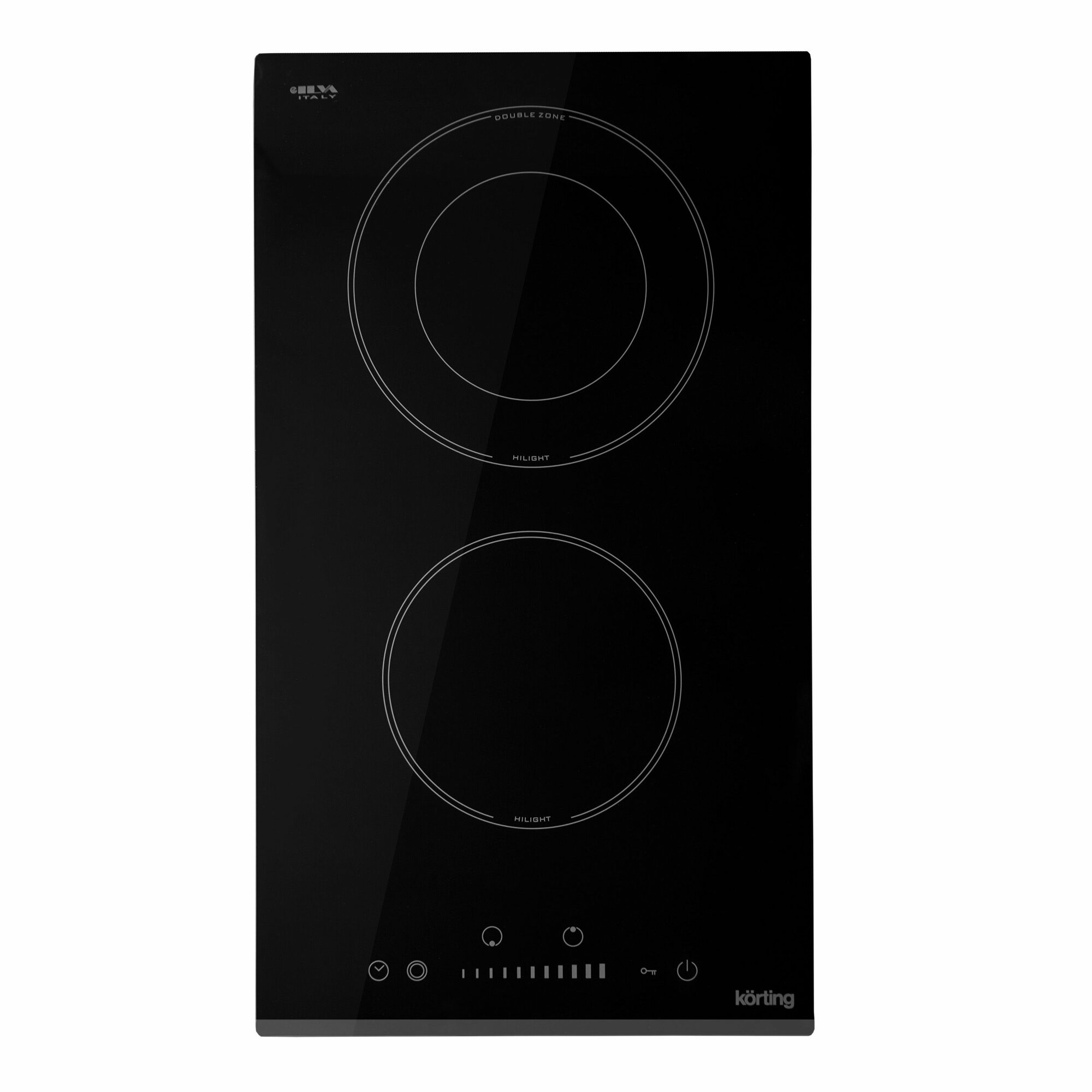 Встраиваемая электрическая панель KORTING HK 32024 B, черная — фото 1