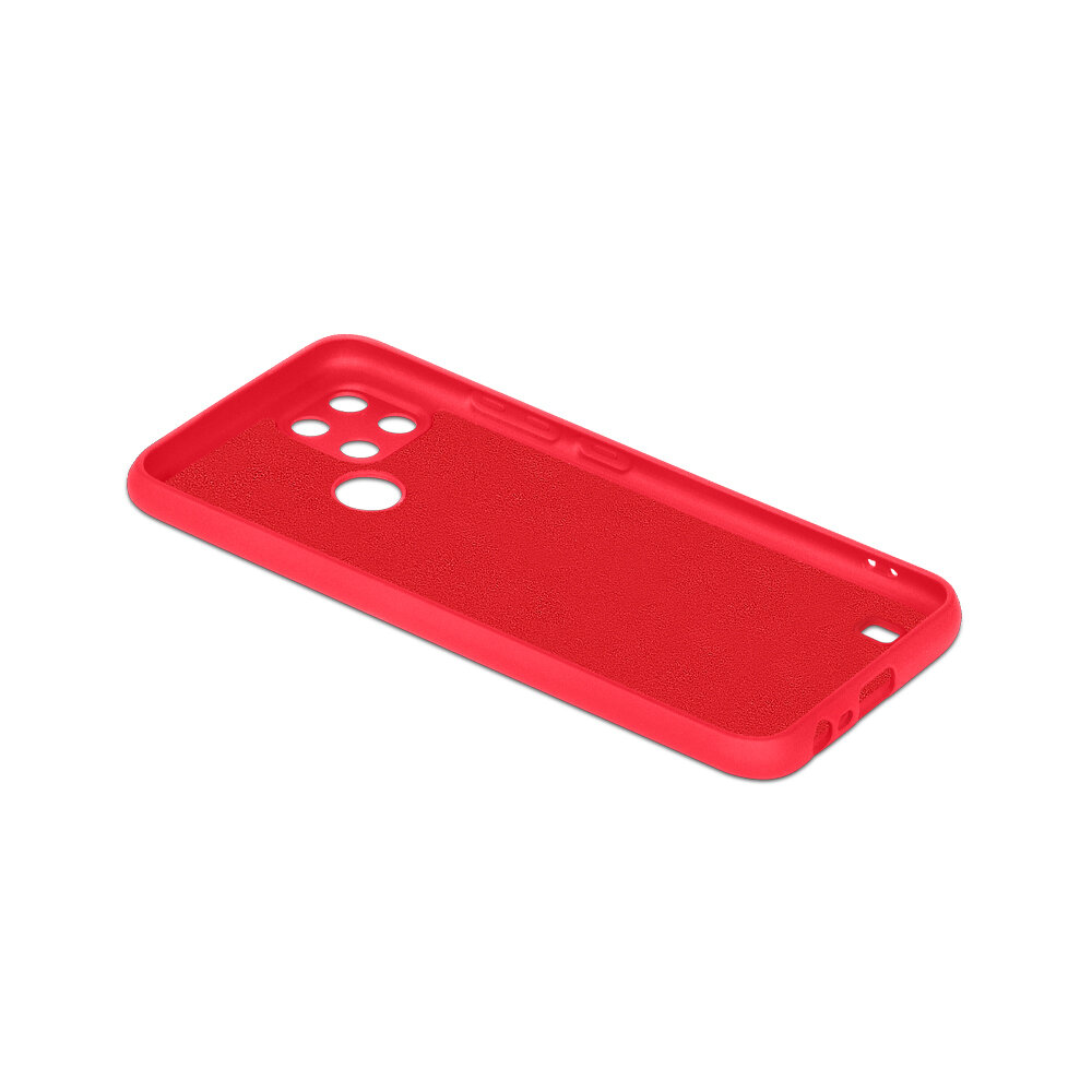 Чехол DF для Realme C21Y с микрофиброй Blue rmOriginal-16 - фото №10
