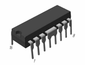 Микросхема К1182ПМ1Р 2022 г 1 шт. фазовый регулятор мощности в корпусе PowerDIP-16 (12+4)