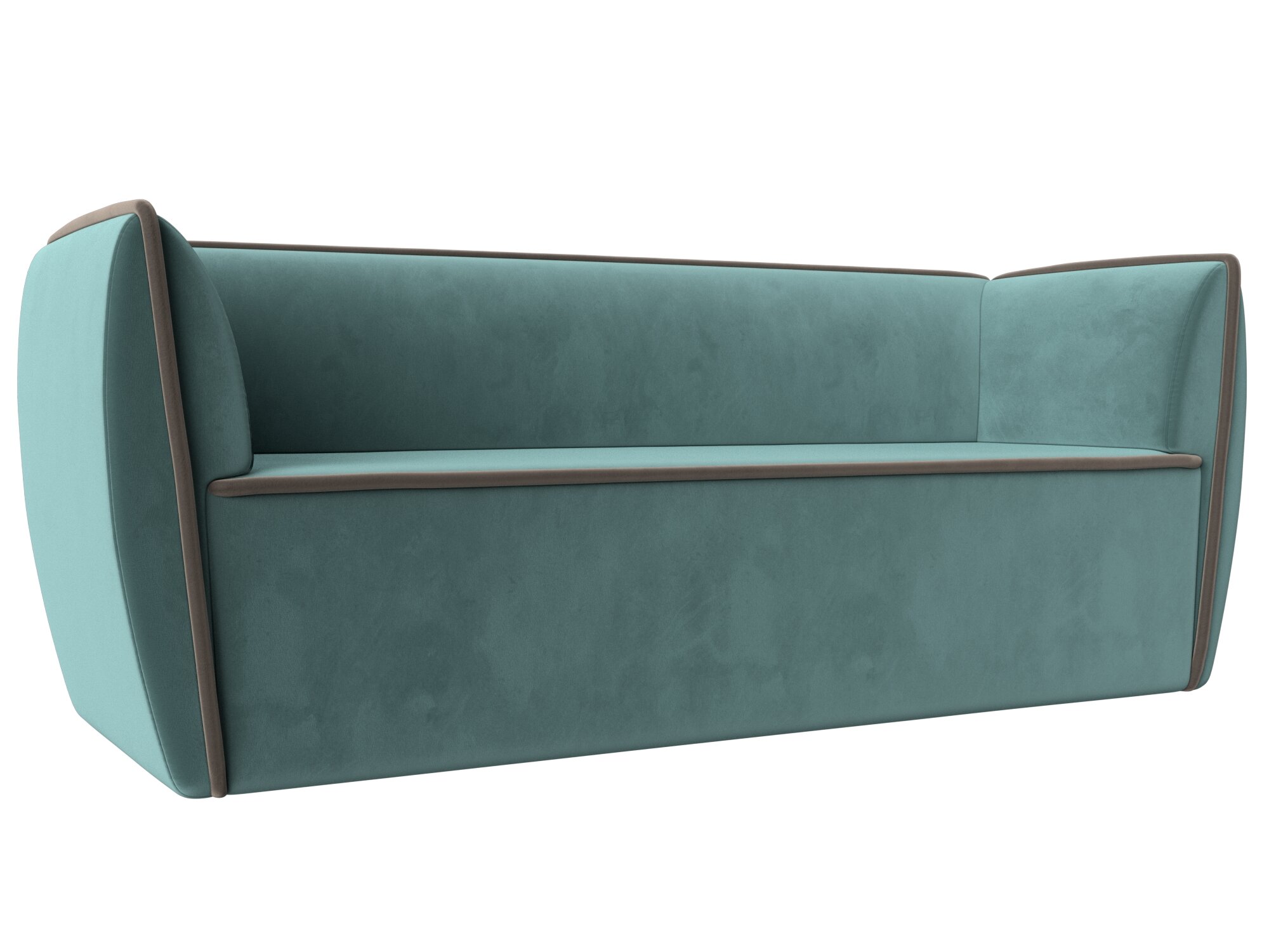 фото Прямой диван Бергамо 3-х местный, Велюр, Модель 112085