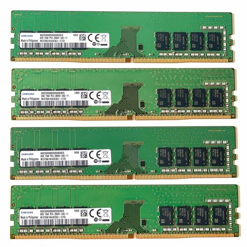 Оперативная память Samsung DDR4 8GB 2666МГц 1Rx8 12v DIMM для ПК 1000000₽
