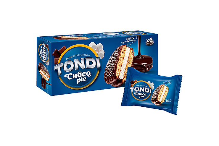 «Tondi», choco Pie, 180 г, 2 штуки