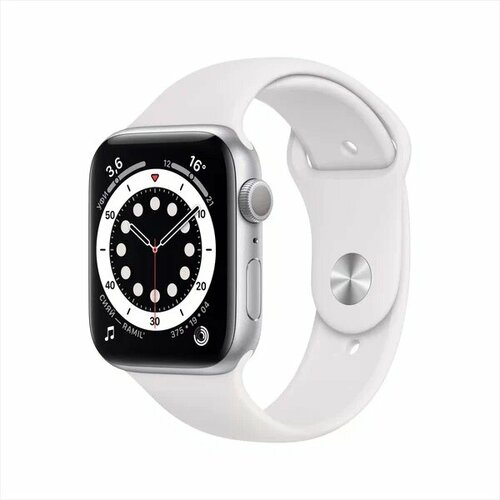 Apple Watch Series 6 44 мм Aluminium Case GPS RU Белые 23490₽