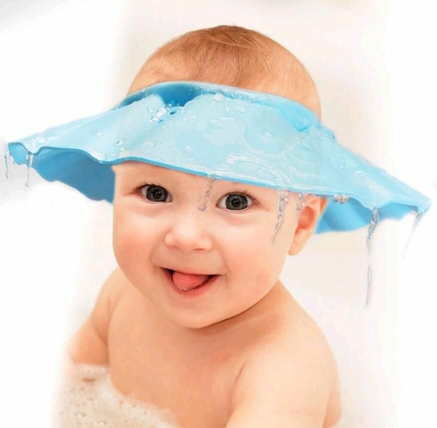Козырек для мытья головы детей (голубой)