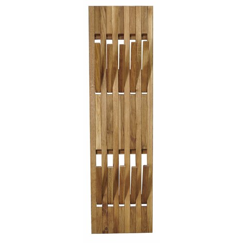 Вешалка для одежды настенная Пиафорте 1195х330 мм вешалка деревянная из массива дикого дуба в прихожую 9400₽