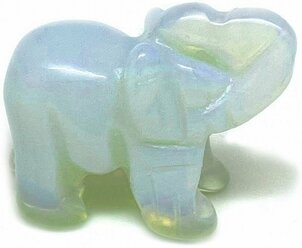 "Слоник-оберег" Сувенир Elit из натурального камня опал