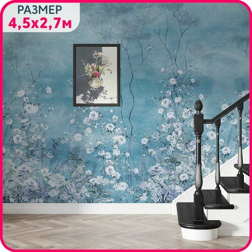 Фотообои цветы на стену MOBI DECOR 