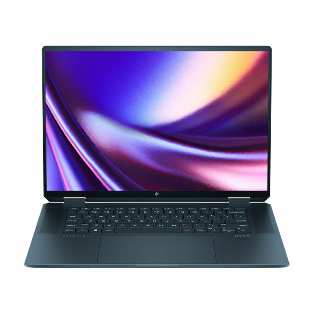 Ноутбук HP Spectre X360 2024, 16" 100%DCI-P3 OLED 2.8K, U7-155H, 32ГБ/2ТБ, Русская клавиатура, Синий