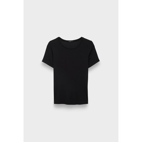 Футболка Transit t-shirt black, размер 44, черный