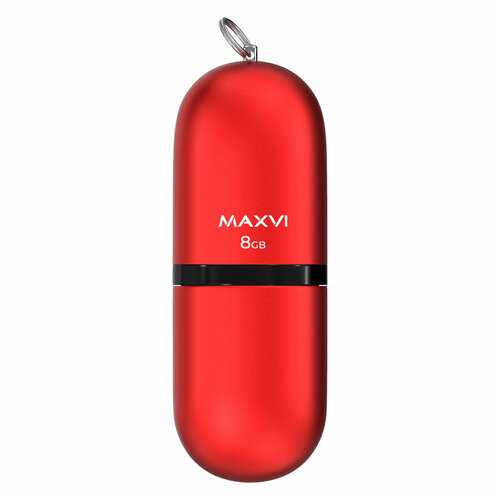Флешка Maxvi 8 ГБ (FD8GBUSB20C10SF), красный