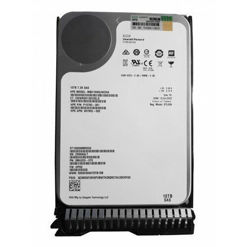 Жесткий Диск HP 857652-002 10Tb 7200 SAS 35 HDD 55310₽