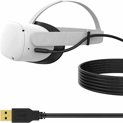 Кабель черный Link для виртуальных очков, 5 м, Type C/USB система кабель менеджмента kiwi для кабеля шлема vr