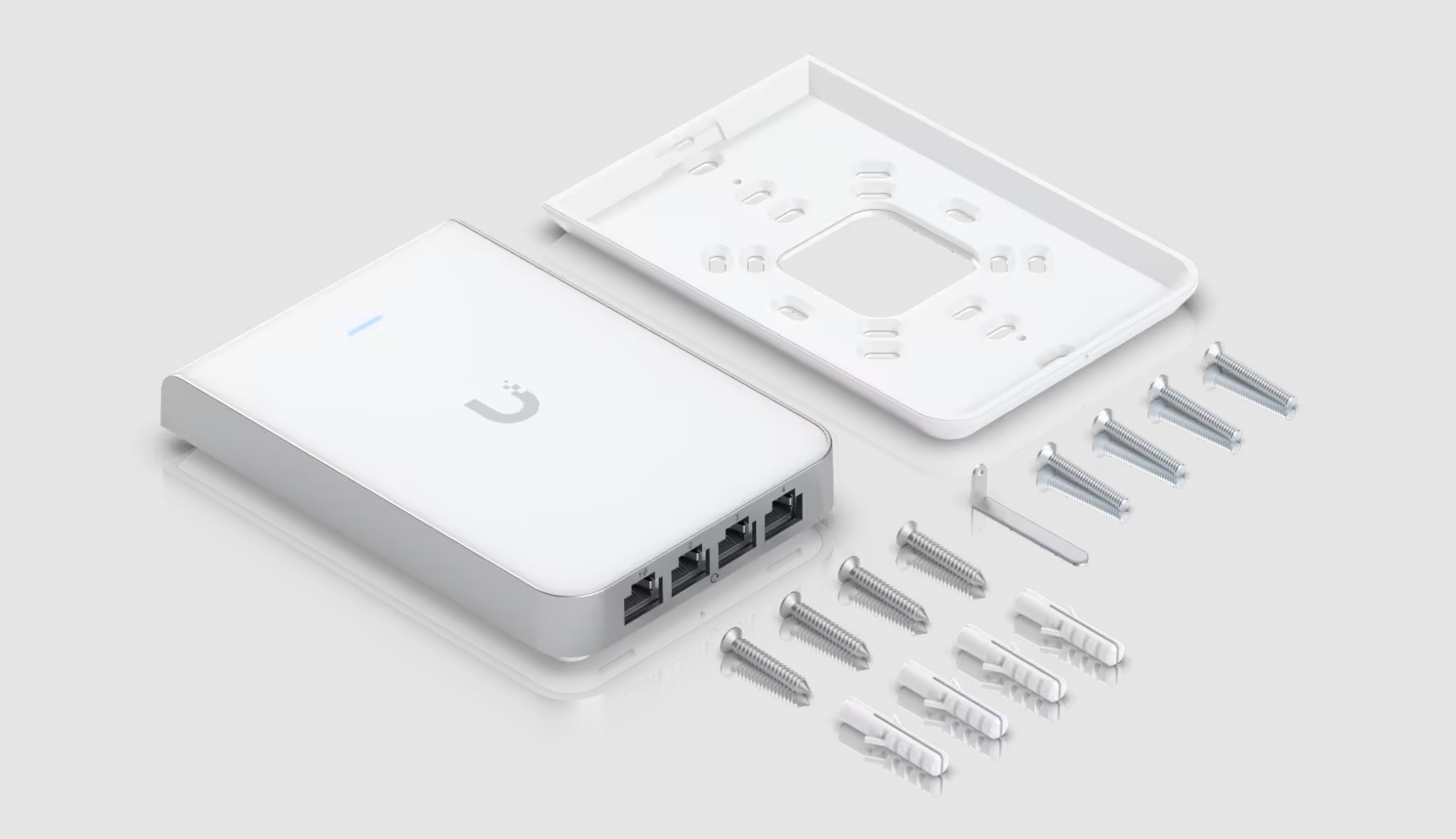 UniFi 6 AP In-Wall Точка доступа 2,4+5 ГГц, Wi-Fi 6, 4х4 MU-MIMO, 5х 1G RJ45 UBIQUITI - фото №15