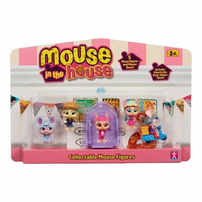 Набор игровой Mouse in the House Милли и мышки 5в1 41726