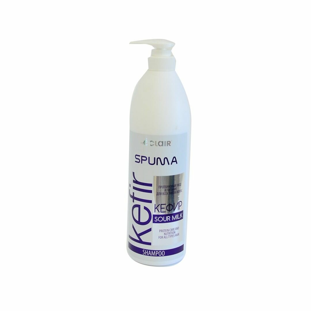 Шампунь для волос SPUMA "SOUR MILK" с молочным протеином, 1000 мл