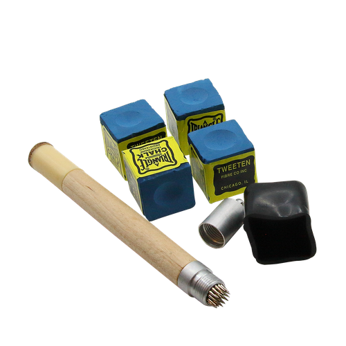 Набор из 4-х мелков для бильярда Tweeten Triangle и держателя мела O'MinCues