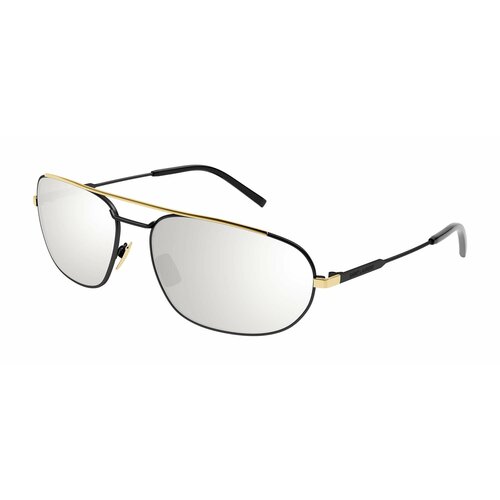 Солнцезащитные очки Saint Laurent SL 561 003 SL561-003, серебряный, черный солнцезащитные очки saint laurent для женщин черный