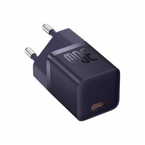 Сетевое зарядное устройство BASEUS GaN5 Fast Charger USB-C, 30W, Purple