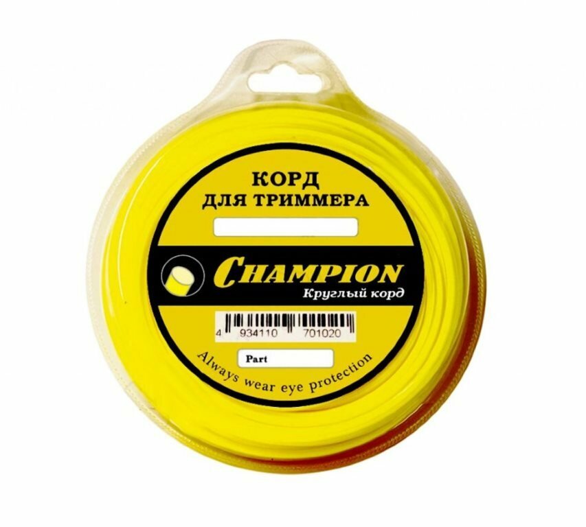 Леска для триммера CHAMPION Star 2,0мм* 15м, звезда, С5024