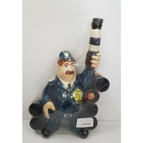 Подарочный набор Гаишник ДПС Штоф для вина6 рюмок 34х23х10см керамика 3450₽