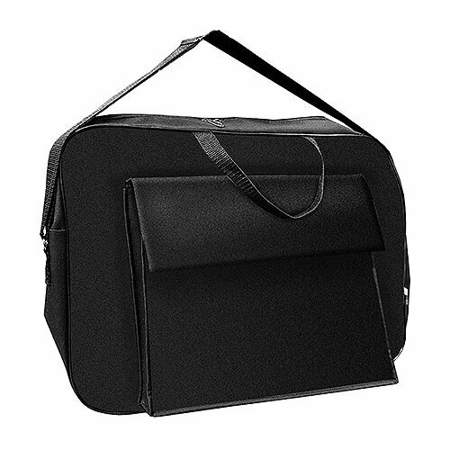 Сумка-планшет А3 размер 46337см объемная объемный карман горизонтальный на липучке 285315см чёрный плечевой ремень ручки 1343₽