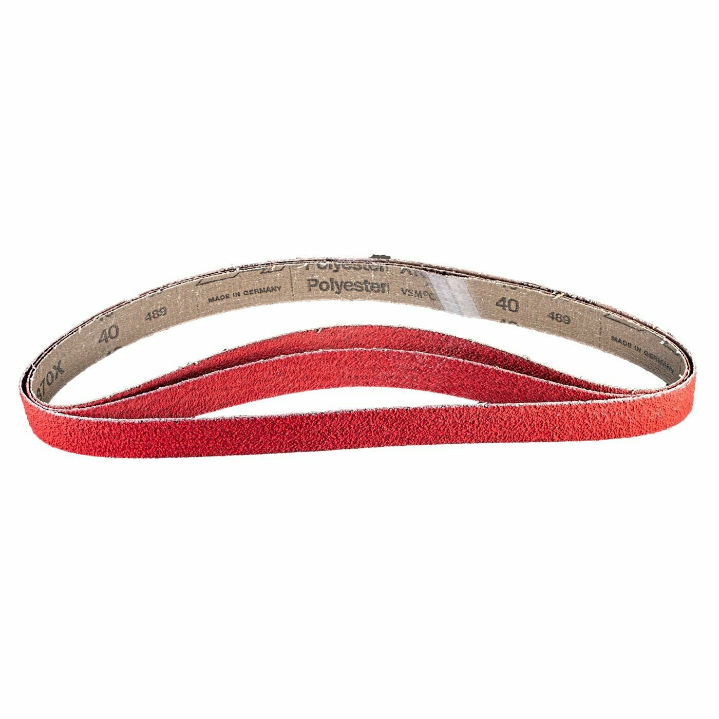 фото Лента шлифовальная для ленточного напильника VSM XK870X 25х762 мм, керамическое зерно P60 (3 шт.)