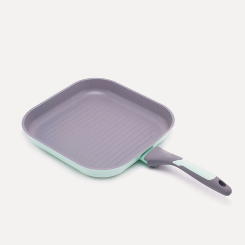 Изображение товара Сковорода-гриль алюминиевая Gipfel Stadella 0766 26 см бирюзовый