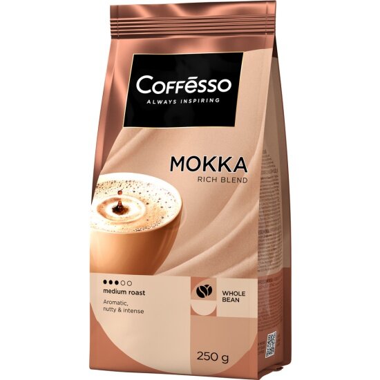Кофе в зернах Coffesso Кофе в зернах (Коффессо) "MOKKA" 250 г