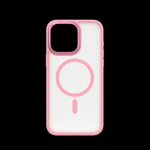 Чехол для Apple iPhone 15 Pro 6.1" Momax Dynamic metal magnetic protective case - Pink розовый