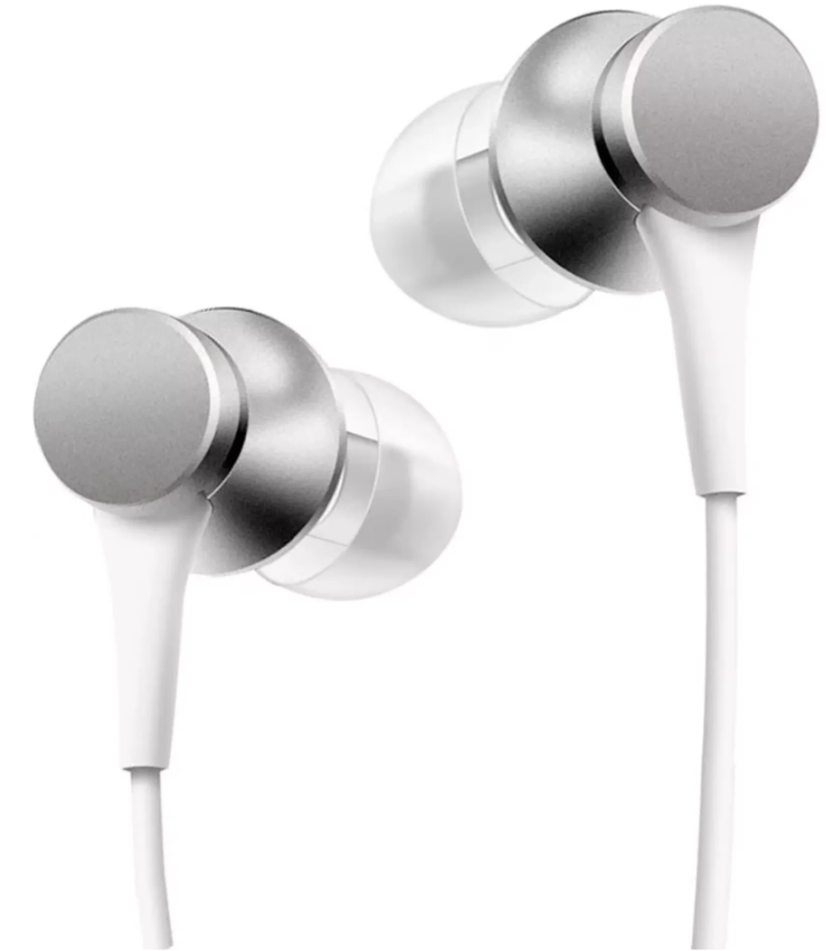 Проводные наушники Xiaomi Mi In-Ear Headphones Basic, серебристый