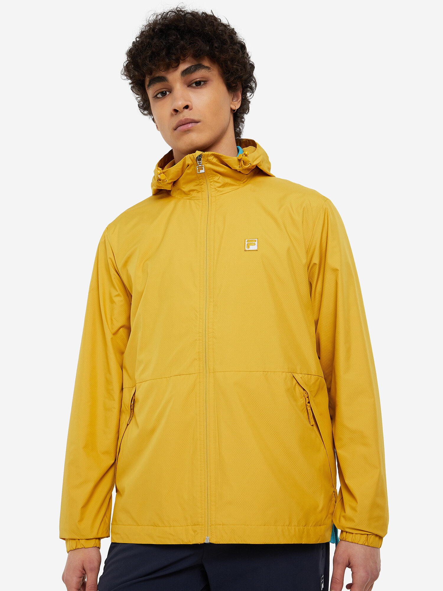 Ветровка Fila, размер 48, желтый