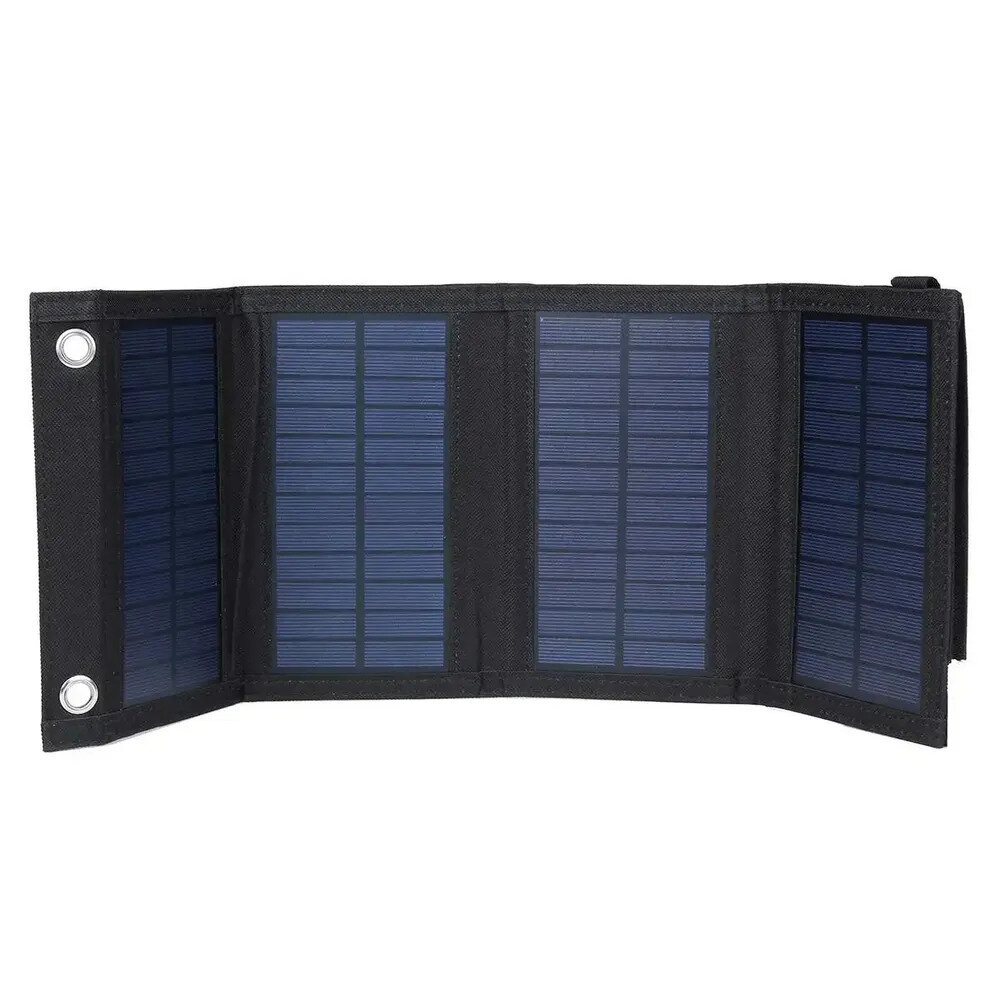 Портативная солнечная панель 10Вт. Туристическая складная батарея с USB-портом. Зарядное устройство для телефона, планшета на природе для туризма. На море в горах