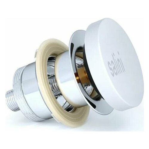 Донный клапан для раковины Salini D 505 покраска по RAL 16421WM черный 8998₽