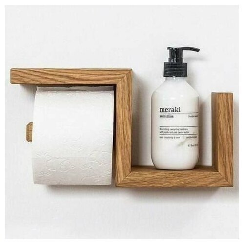 Держать для туалетной бумаги из дуба