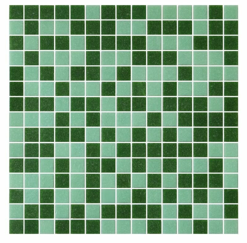 Мозаика стеклянная Artens 32.7x32.7 см цвет зелёный 2 шт.