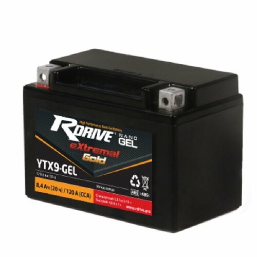 Мотоаккумулятор RDRIVE GOLD YTX9-GEL