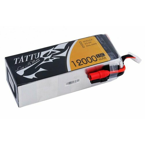 Аккумулятор LiPo GensAce Tattu 222V 6S1P 12000mAh 15C с разъемом AS150XT150 TA-15C-12000-6S1P 39990₽