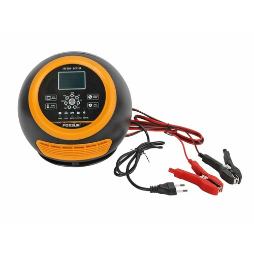 Устройство зарядное 12V 20A24V 10A круглой формы FOXSUR 12300₽