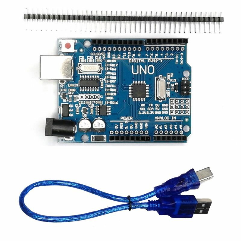 UNO R3 CH340G (Arduino совместимый контроллер) + кабель USB A-B