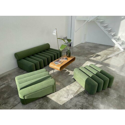 Модуль к дизайнерскому дивану Accordion 80х90, с выбором оттенка