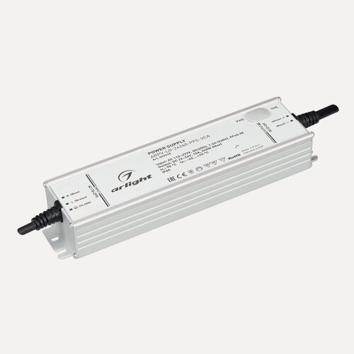 Изображение товара Блок питания ARPV-LG-24240-PFC-VCA (22-26V, 10A, 240W) (Arlight, IP65 Металл, 5 лет) 049618