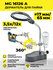 Держатель с лупой MG16126-A 2LED/Держатель для плат/Зажим для пай...