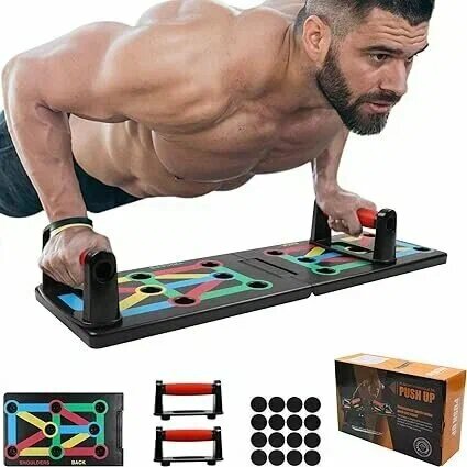Платформа для отжиманий Foldable Push Up Board складная, с разным хватом — фото 1