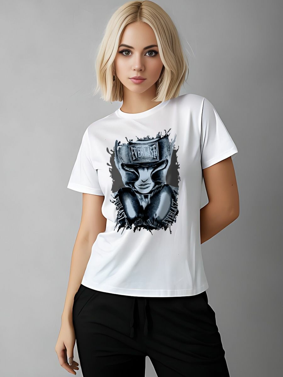 Футболка Printech размер L (44-46) белый