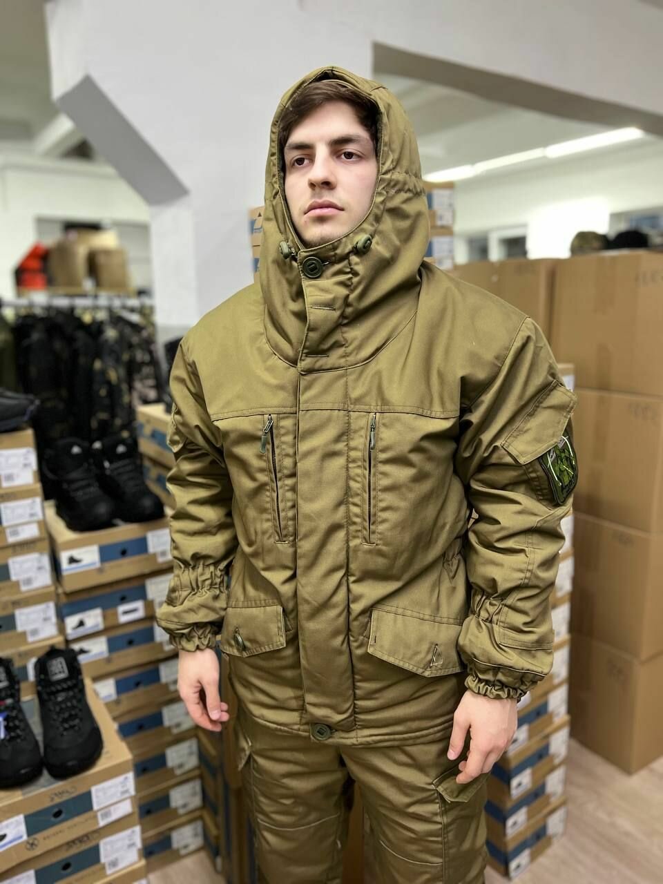 Костюм горка 5 зима торнадо / песок — фото 1