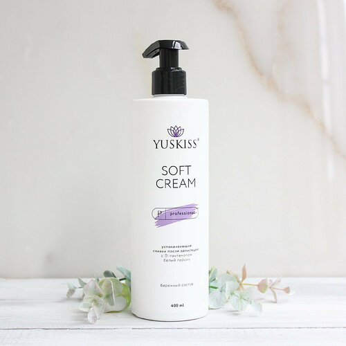 Крем-сливки успокаивающие Белый персик с Д-пантенолом YUSKISS 400 мл 935₽