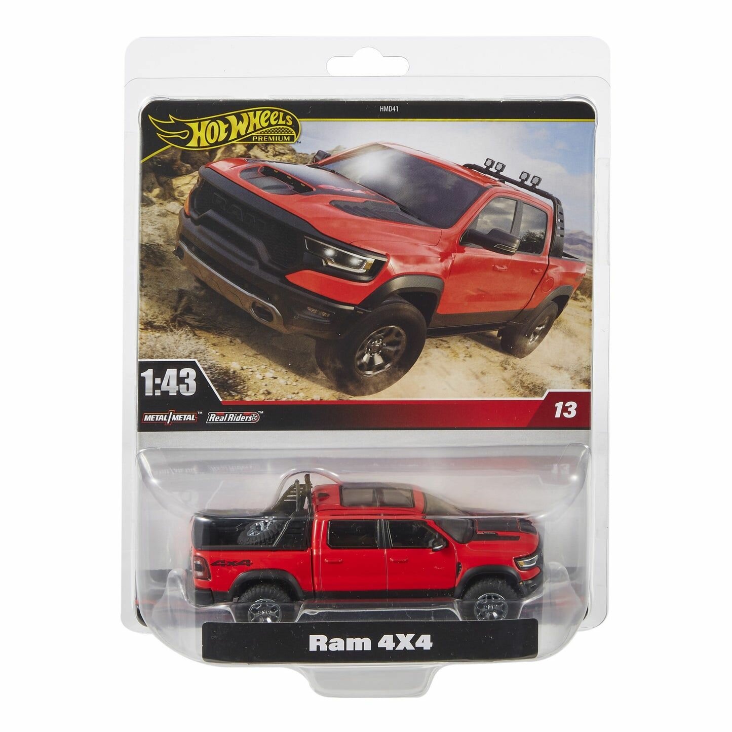 Машинка коллекционная Hot Wheels премиальная 1:43 Ram 4 4